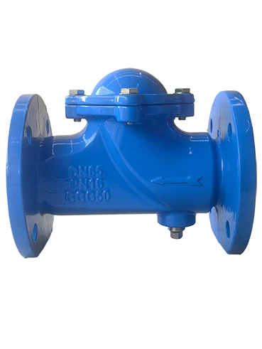 Geflensde kogelterugslagklep