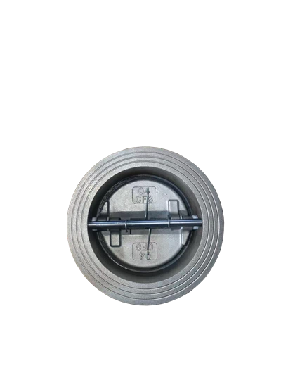 Roestvrijstalen terugslagklep met dubbele schijf